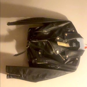 Black leather Jacket